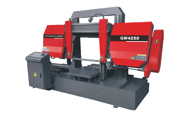 龙川GW4250双柱龙门卧式带锯床