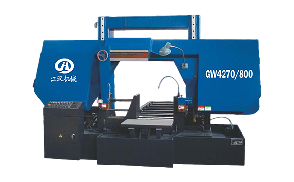 龙川GW4270/800双柱龙门卧式带锯床